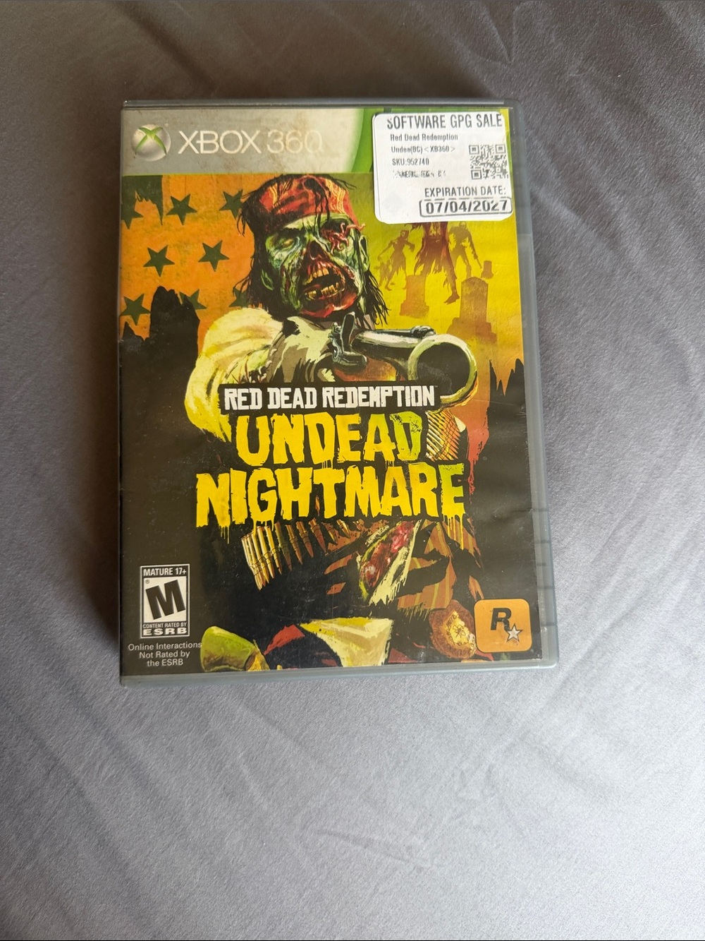 Red Dead Redemption: Undead Nightmare - Black/Yellow Game Case